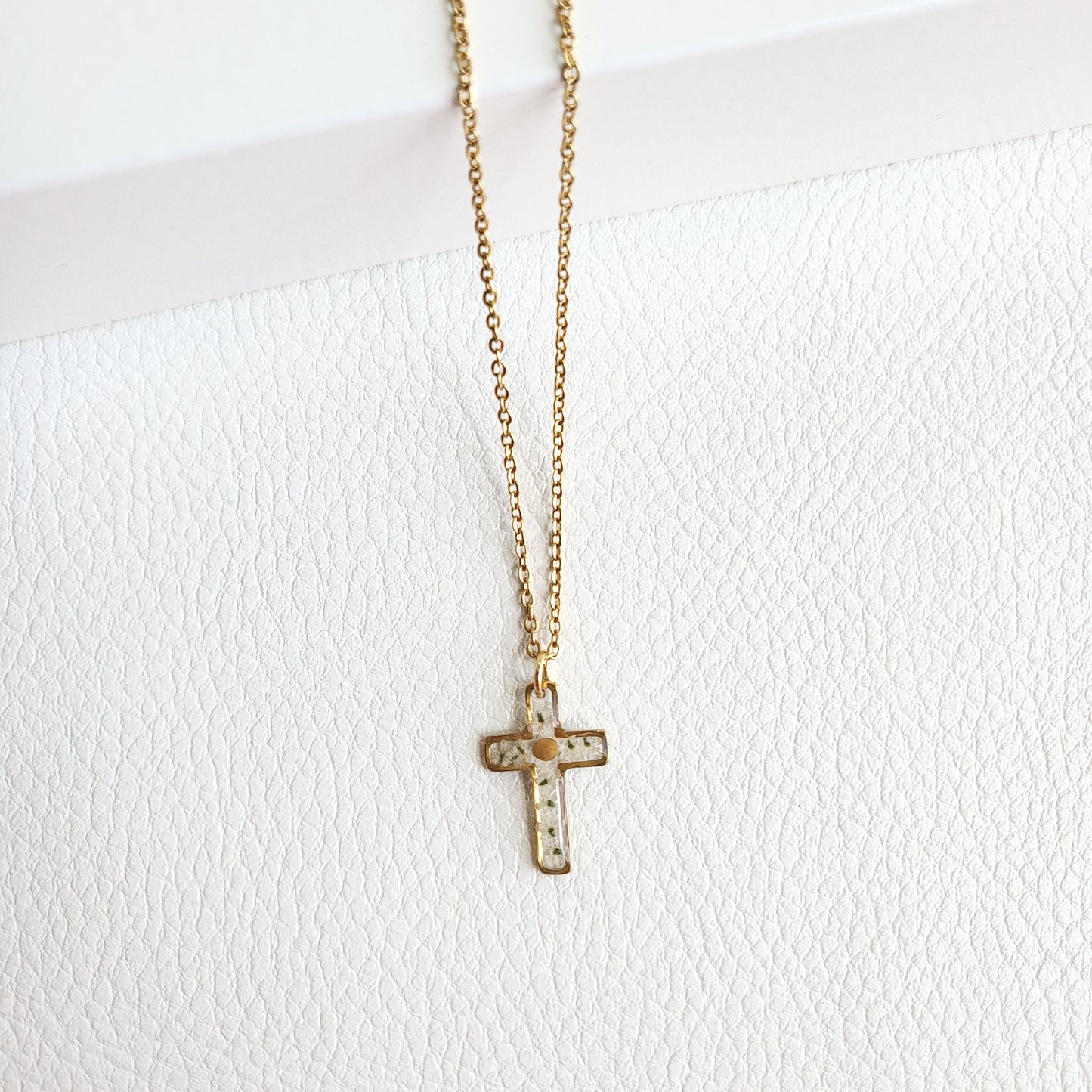 Mustard Seed Necklace for Faith/Hope/Bible Verse - Gold/Silver